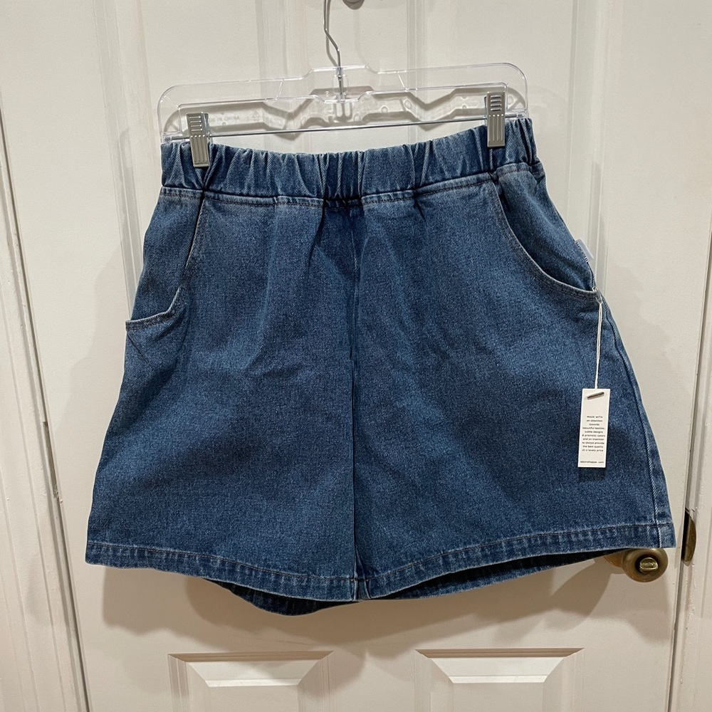 Le Bon Shoppe City Shorts Blue Denim